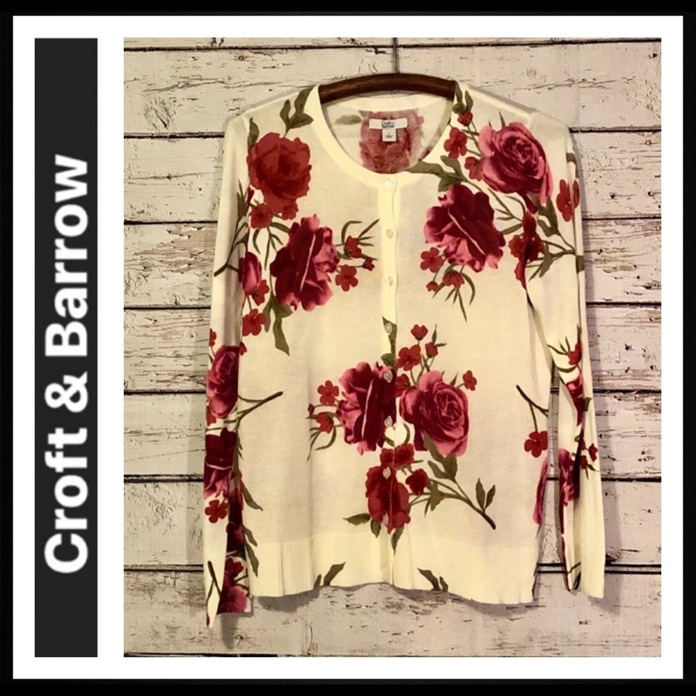 Croft & Barrow Classic Button Down Cardigan
